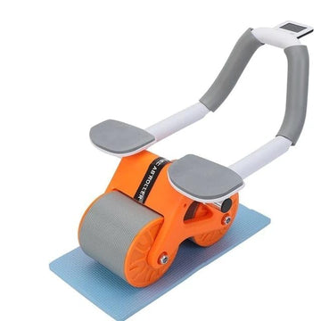 Click to open expanded view        Asterin sales Ab Roller Wheel Exercise with Elbow Support, Automatic Rebound Abdominal Wheel,Double Wheel Ab Roller Equipment for Core Workout for Home Gym Fitness, Yoga & Pilates Exercises