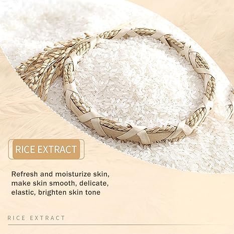 Rice Skin Care Set For Women-Skincare for Teenage Girls ,Rice Raw Pulp Skin Care Sets & Kits ,Pamper Gifts for Women,Gift Set for Firming Hydrating Skin (Face cream 50g)