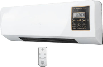 Cuifati Portable Air Conditioner, Mini AC Wall Mounted Cooling and Heating Fan, Portable Touch Control Low Noise Air Conditioner for Indoor Outdoor