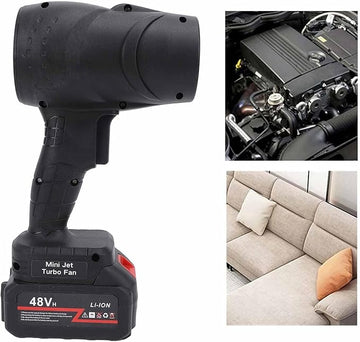 48V – Compact Lithium Turbo Blower with Handheld Power'' *TurboJet Mini Blower – 48V Lithium-Powered Handheld Air Force"