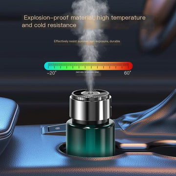 Car Fragrance | Perfume | Diffuser Humidifier | Aromatherapy | Portable Diffuser | Air Freshener | Multi-Mode Adjustable | Essential Oil (Green, 160ML, French Spices)