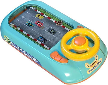 Simulation Driving Steering Wheel Musical Steering Wheel Toys for child, Toddler Simulated Driving Racing Car Game with Sound Age 3+ Year Old, Interactive Educational Learning Race Car Toy for Boys