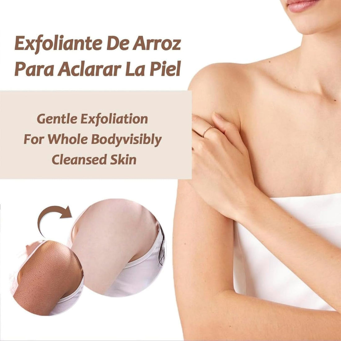 Exfoliante De Arroz Para Aclarar La Piel, Rice Plant Extract Exfoliating Gel, Exfoliante De Arroz Para La Cara, Exfoliating Rice Cleansing Facial Scrub Deep Clean Brighter (1 pcs)
