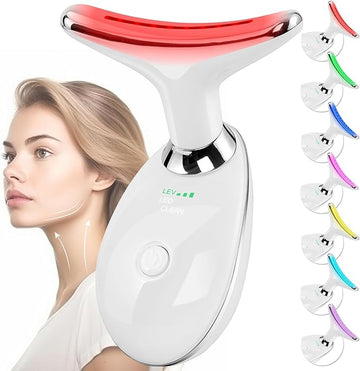 Face Massager Against Wrinkles, Face Beauty Device with 3 Modes, 45°C V Face Beauty Meter Face Device for Skin Tightening & Lifting EMS Face Massage for Women Men V Shape Face Device
