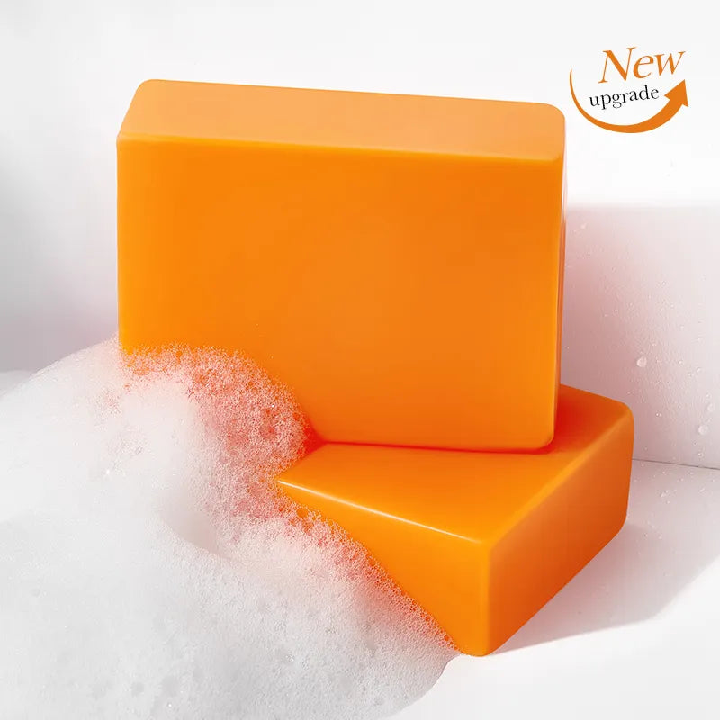BIOAQUA OEM Cleansing Brightening Bath Toilet Soap Handmade Glycerin Papaya Vitamin C Nourishing Whitening Kojic Acid Soap